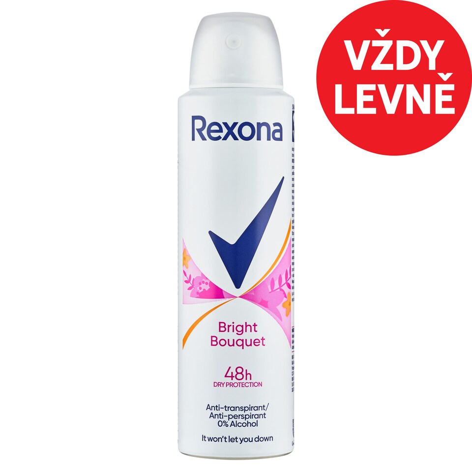 Obrázek 1 pro produkt Rexona Sexy Bouquet antiperspirant ve spreji 150ml