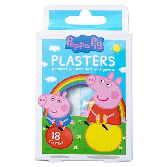 Peppa Pig Plasters Family Pack 18 Tesco Groceries