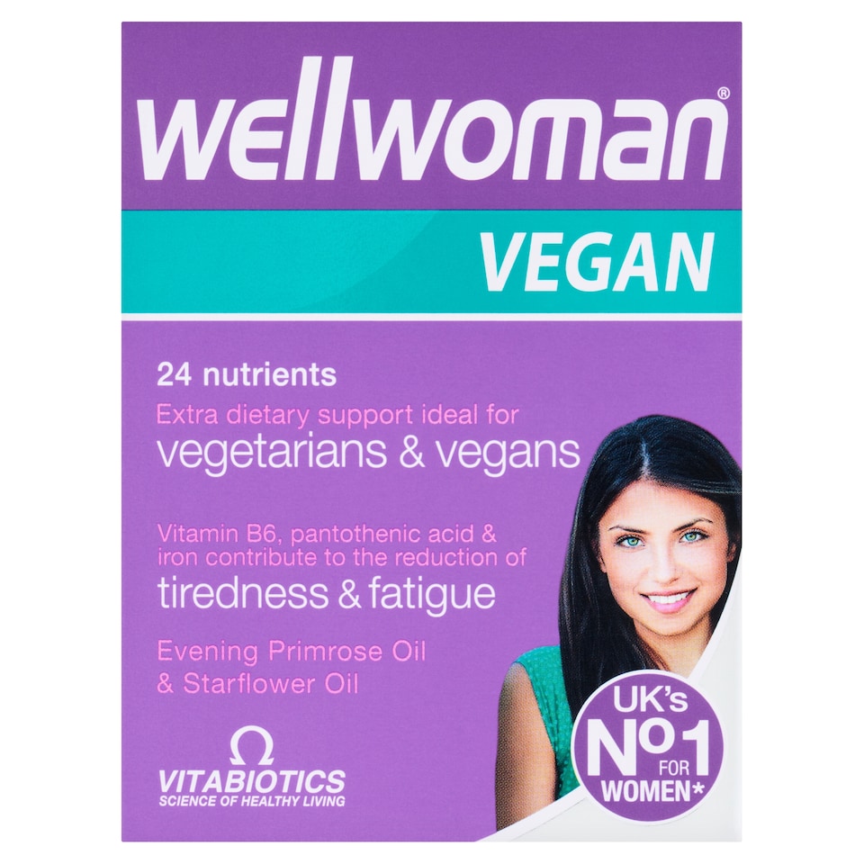 Vitabiotics Wellwoman Vegan 60 Tablets 96G