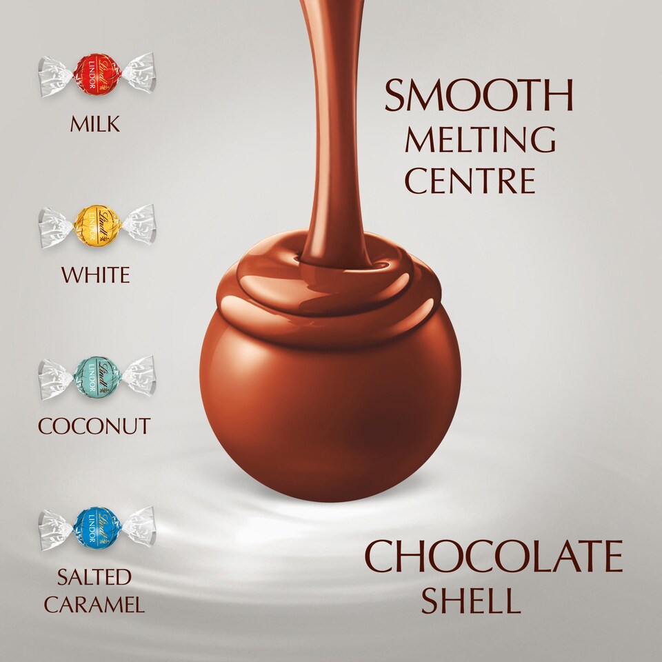 image 1 of Lindt Lindor Silver 600g