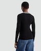 image 3 of F&F Ribbed Knit Crew Neck Jumper in Black