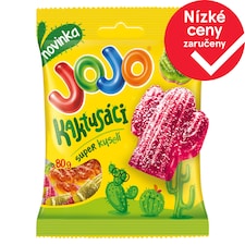 JOJO Cactus Man Mix of Sour Jelly Candies with and without Filling, with Fruit Flavors 80g