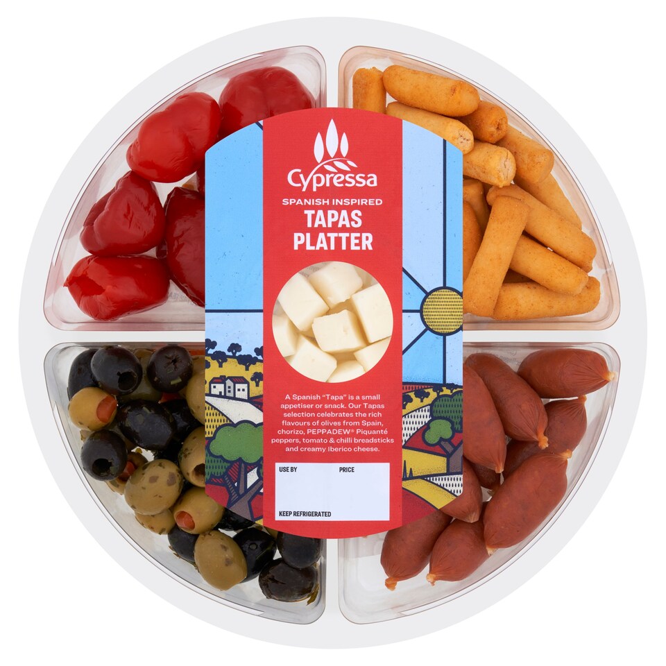 Cypressa Spanish Inspired Tapas Platter 300G Tesco Groceries