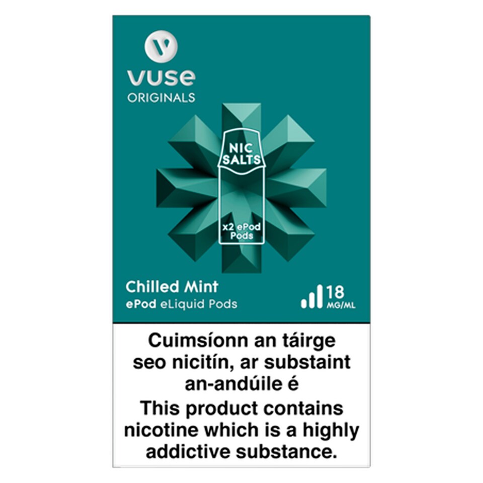 Vuse Epod Chilled Mint 18Mg Cartridge X2