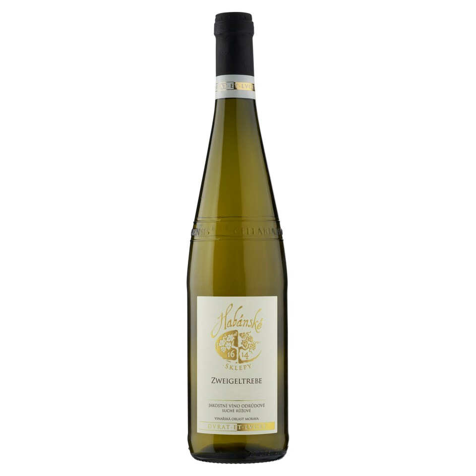 Habánské Sklepy Sauvignon jakostní víno odrůdové suché bílé 0,75l