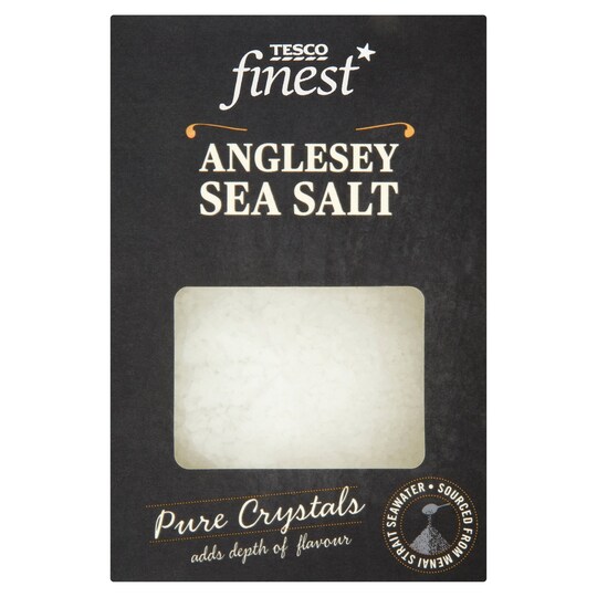 Tesco Finest Pure Angelsey Sea Salt 100G Tesco Groceries