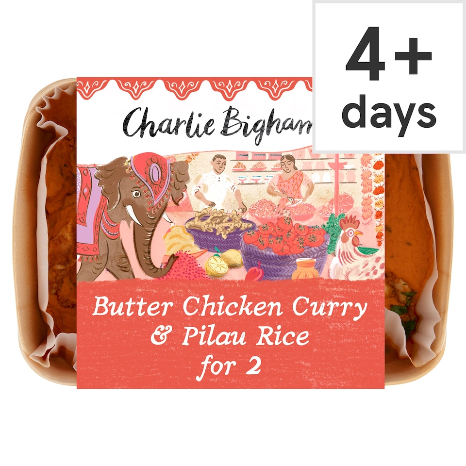 Charlie Bighams Butter Chicken Curry & Pilau Rice 812G