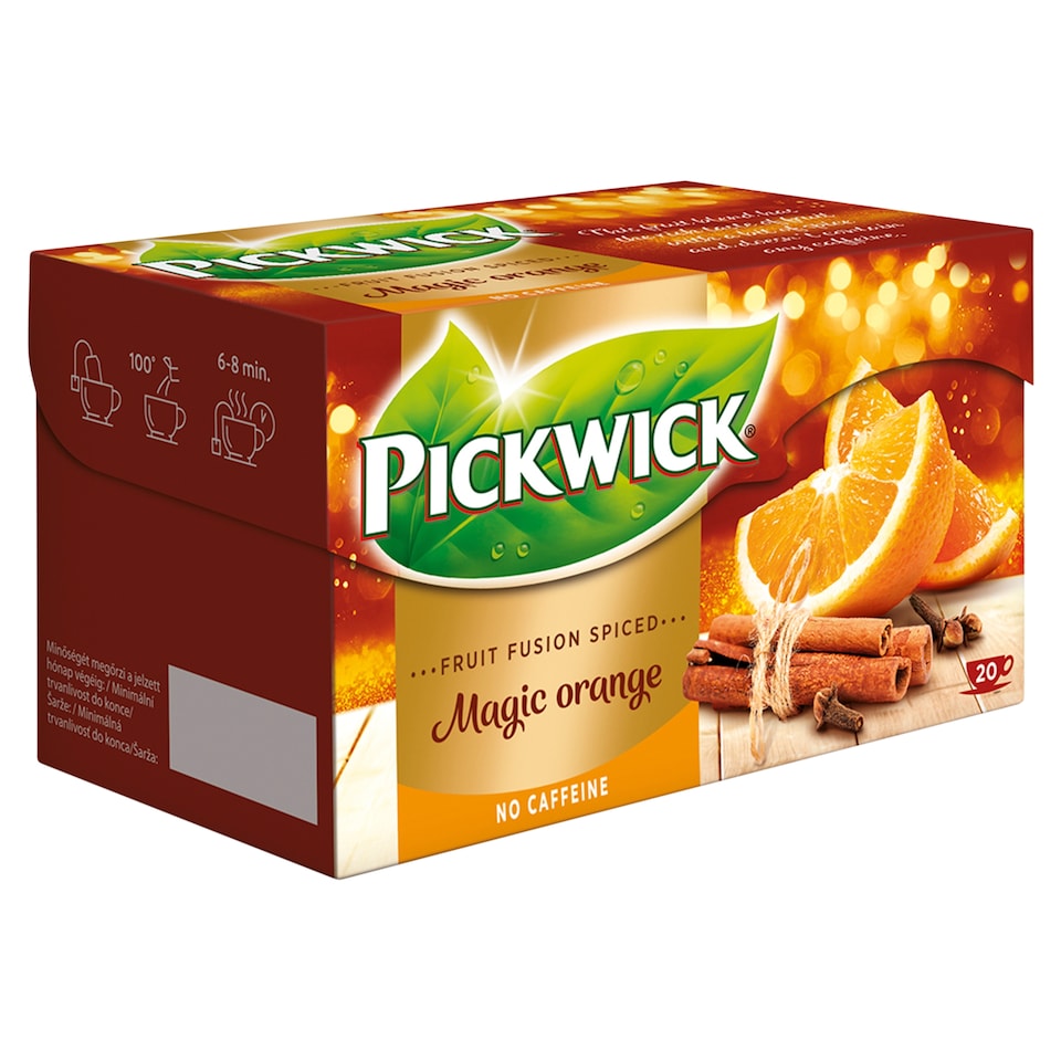 image 1 of Pickwick Magic Orange Fruit Tea with Orange, Cinnamon and Clove Flavors 20 Teabags 35 g