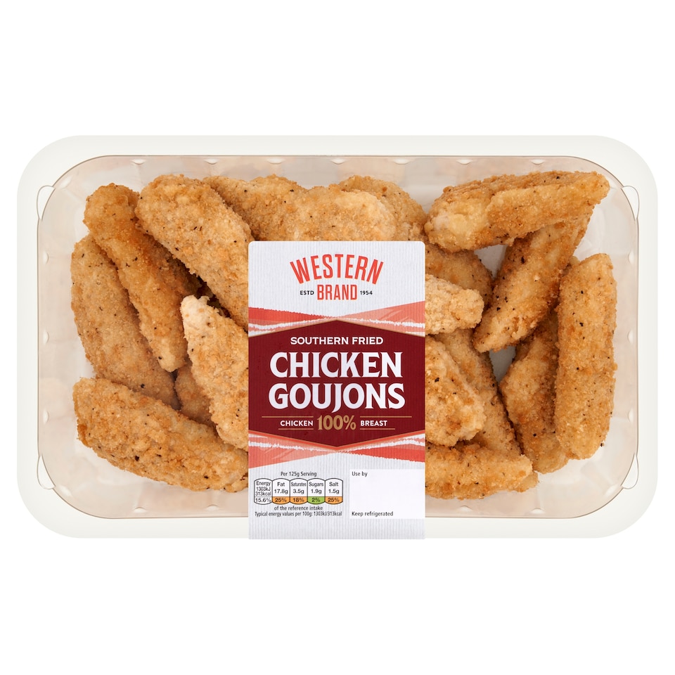 Western Brand Southern Fried Chicken Goujons 700g
