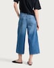image 3 of F&F Wide Leg Denim Culottes in Blue