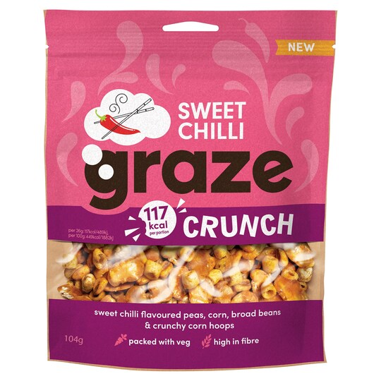 Graze Sweet Chilli Crunch Sharing Bag 104G