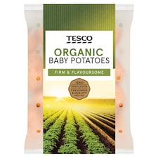 Tesco Organic Baby Potatoes 750G