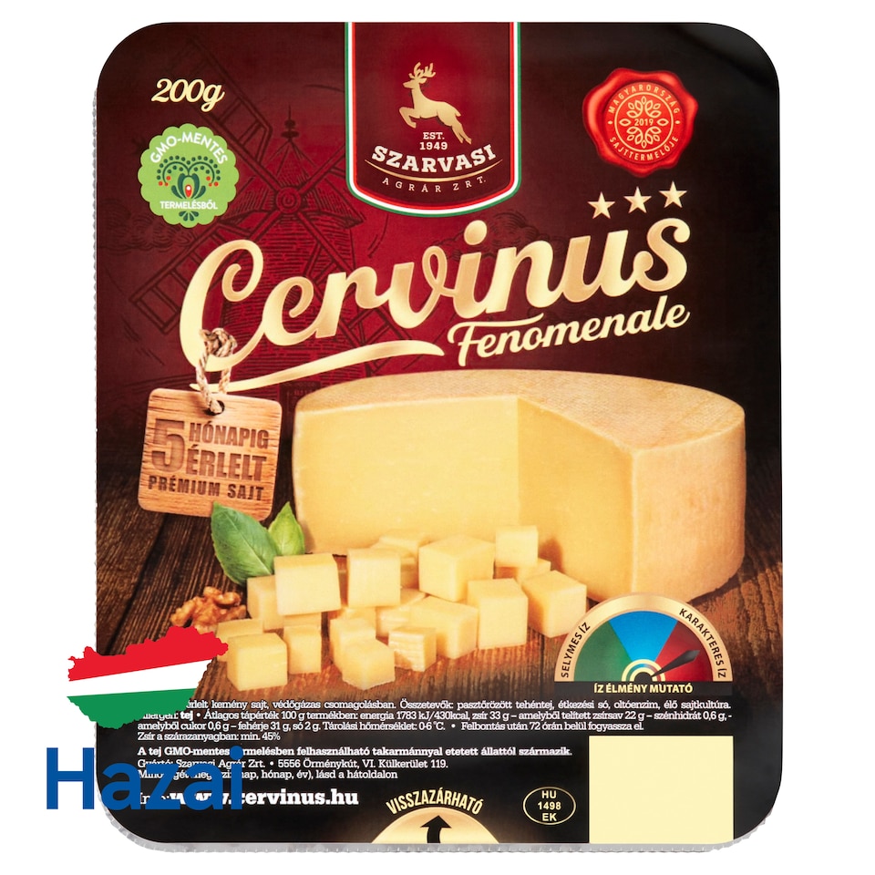 Szarvasi Cervinus Fenomenale Hard Aged Cheese 200 g