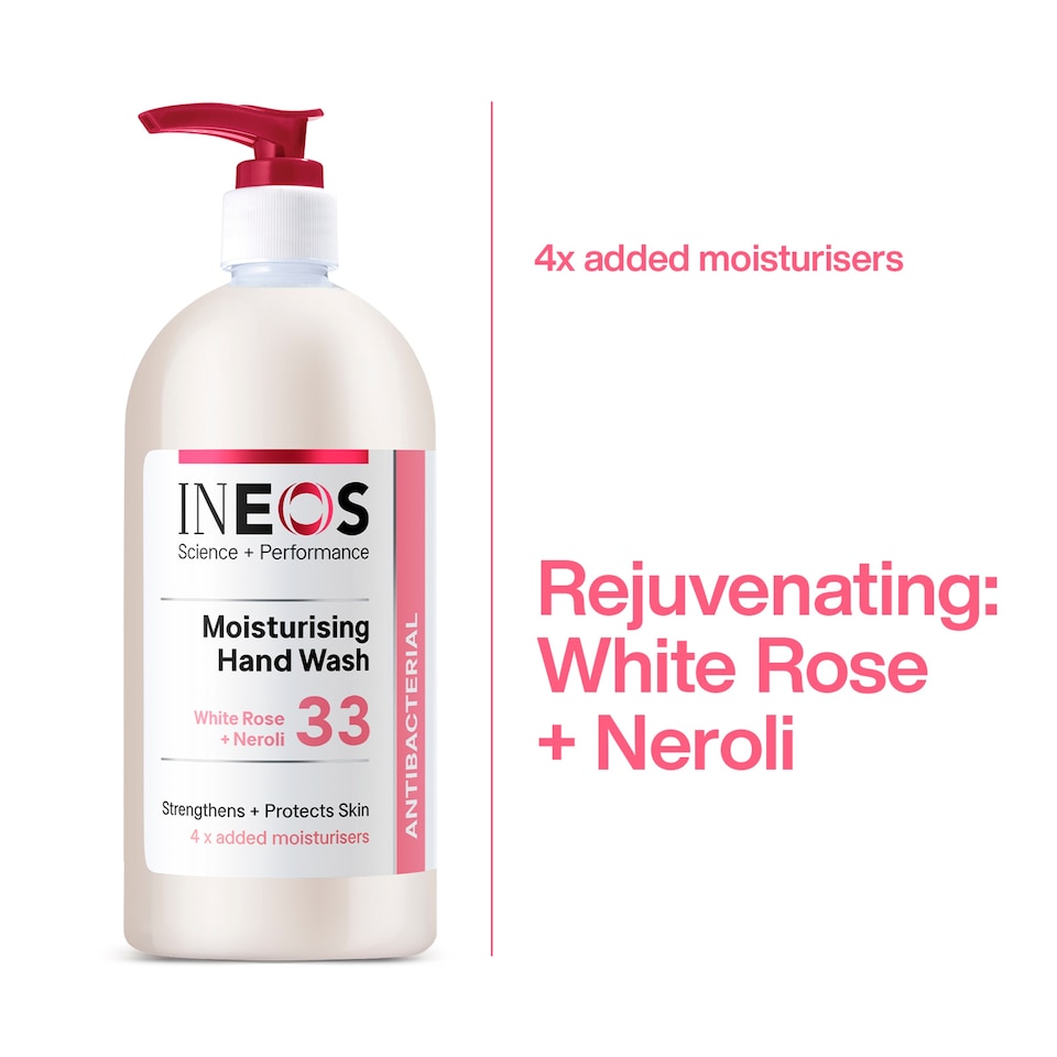 INEOS Moisturising Hand Wash White Rose + Neroli 500ml
