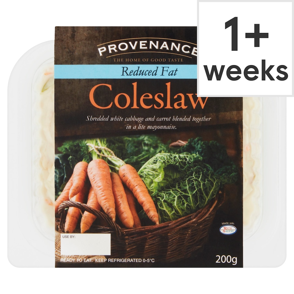 Provenance Reduced Fat Coleslaw 200G