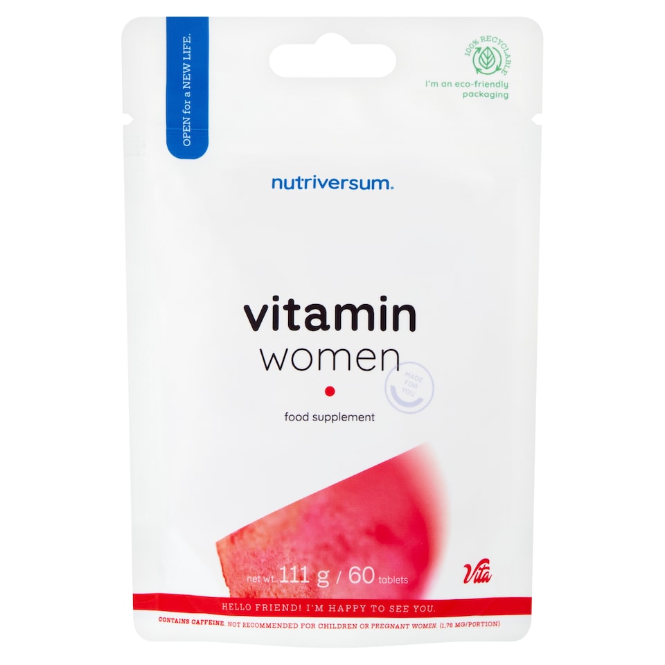 Nutriversum Vitamin Women étrend-kiegészítő tabletta 60 db 111 g
