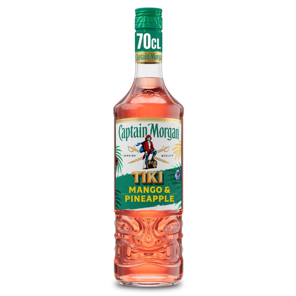 image 1 of Captain Morgan Tiki Mango & Pineapple Rum Based Spirit 25% 70Cl