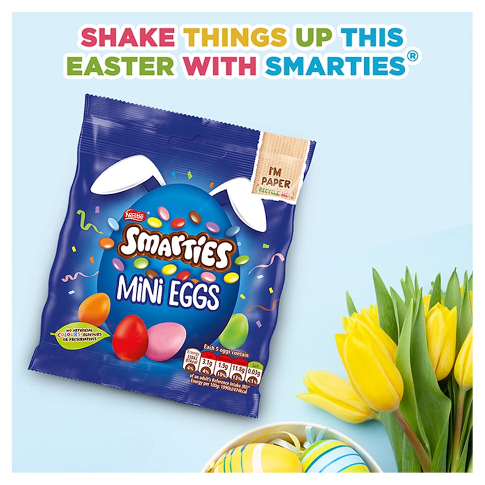 image 1 of Smarties Mini Eggs 80G