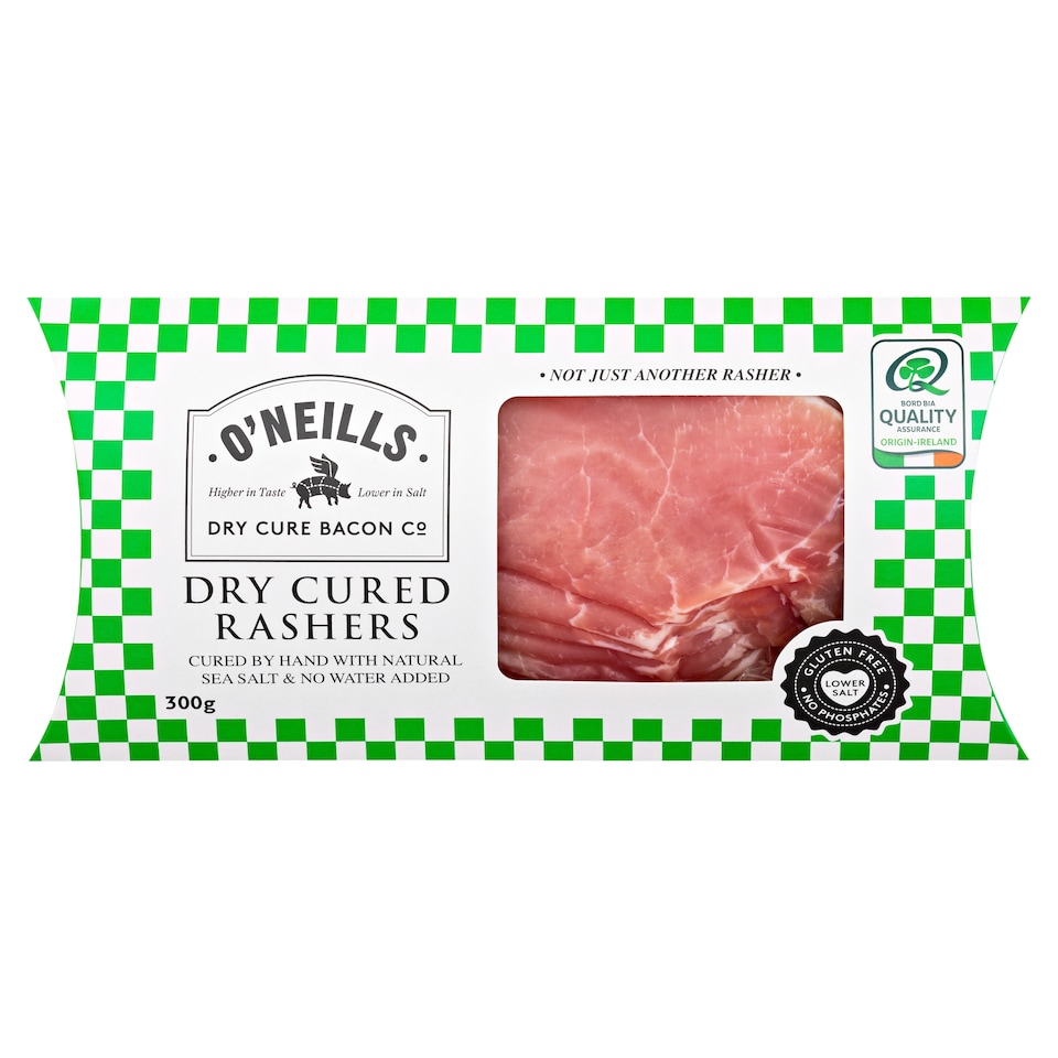 O'neills Dry Cure Rashers 300G