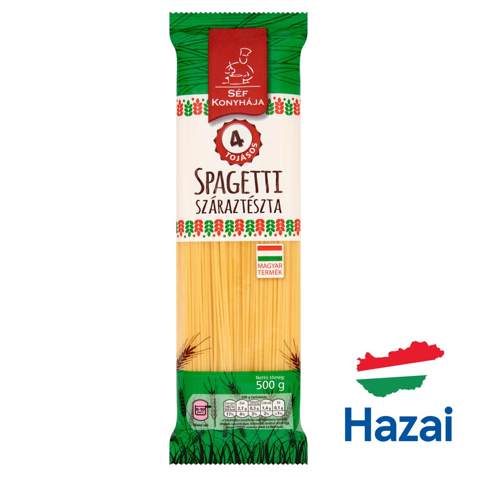 Séf Konyhája spagetti 4 tojásos száraztészta 500 g