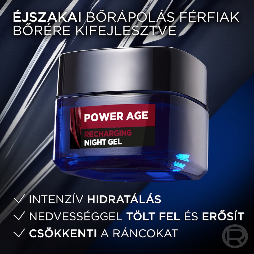 image 1 of L'Oréal Paris Men Expert Power Age Recharging Night Gel 50 ml