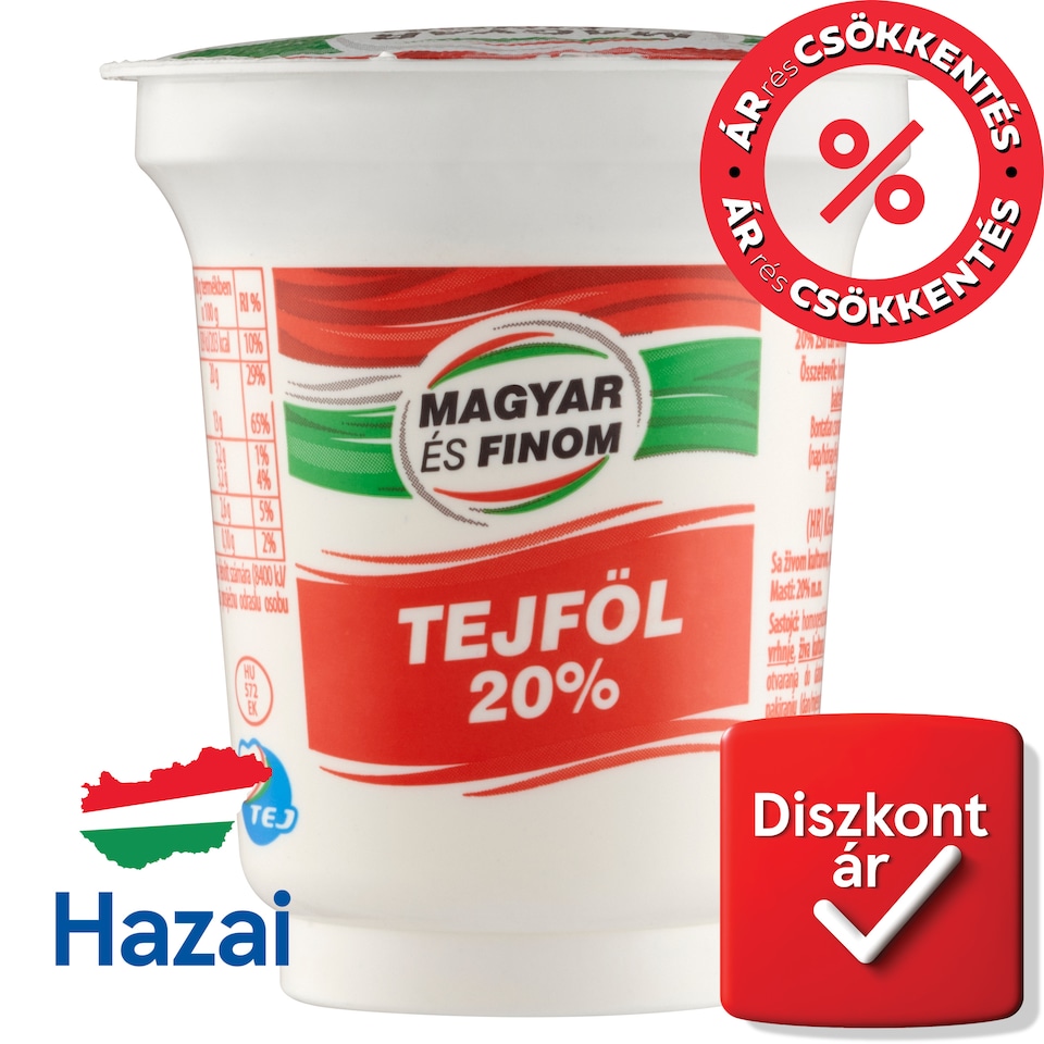 Tejföl 20% 150 g