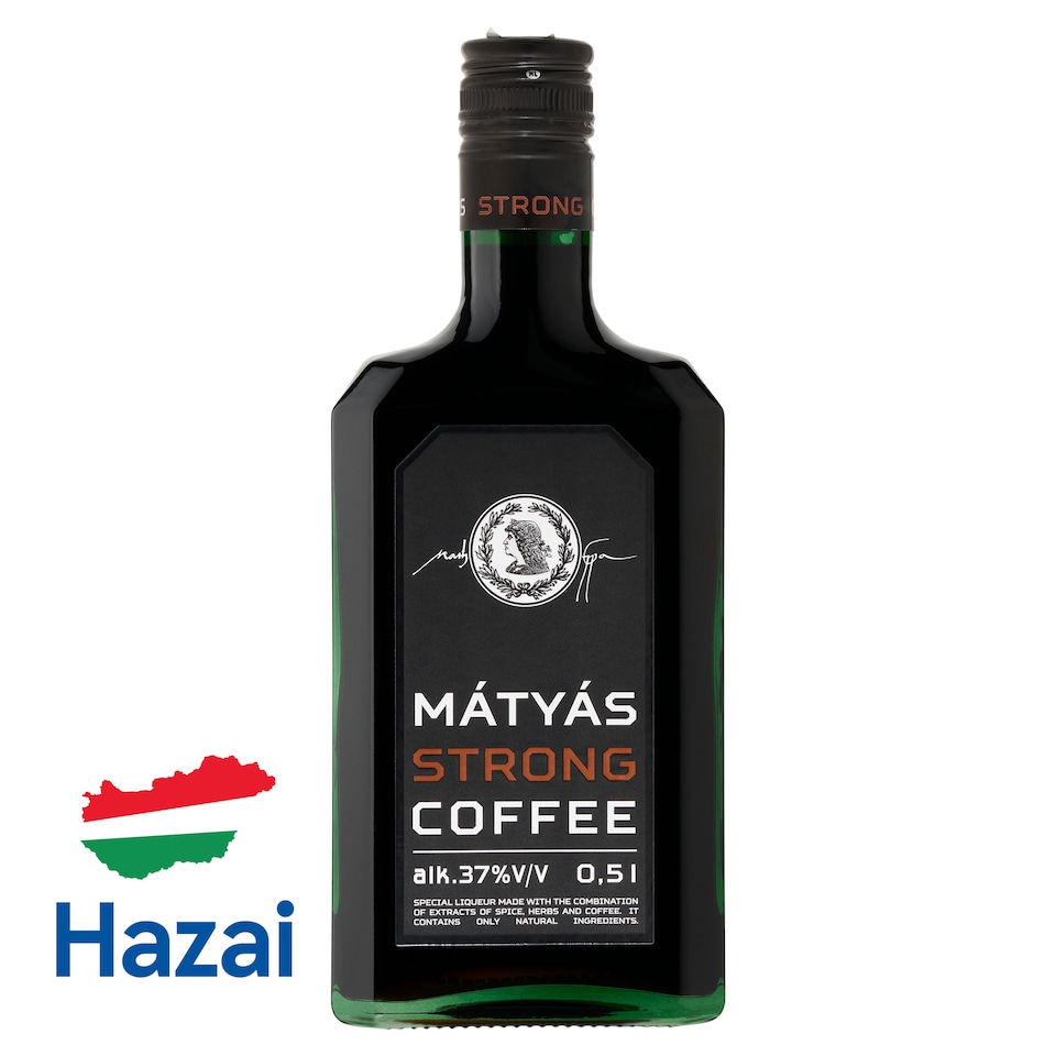 Mátyás Strong Coffee Bitter Liqueur 37% 0,5 l