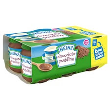 Heinz Chocolate Pudding Baby Food Jar 6 x 120g