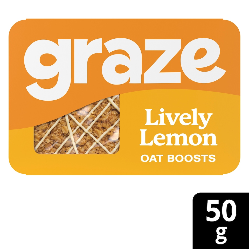 image 1 of Graze Lively Lemon Oat Boosts 50g