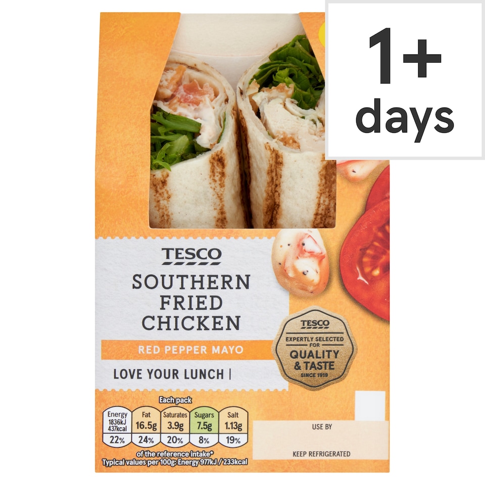 Tesco Southern Fried Chicken Wrap