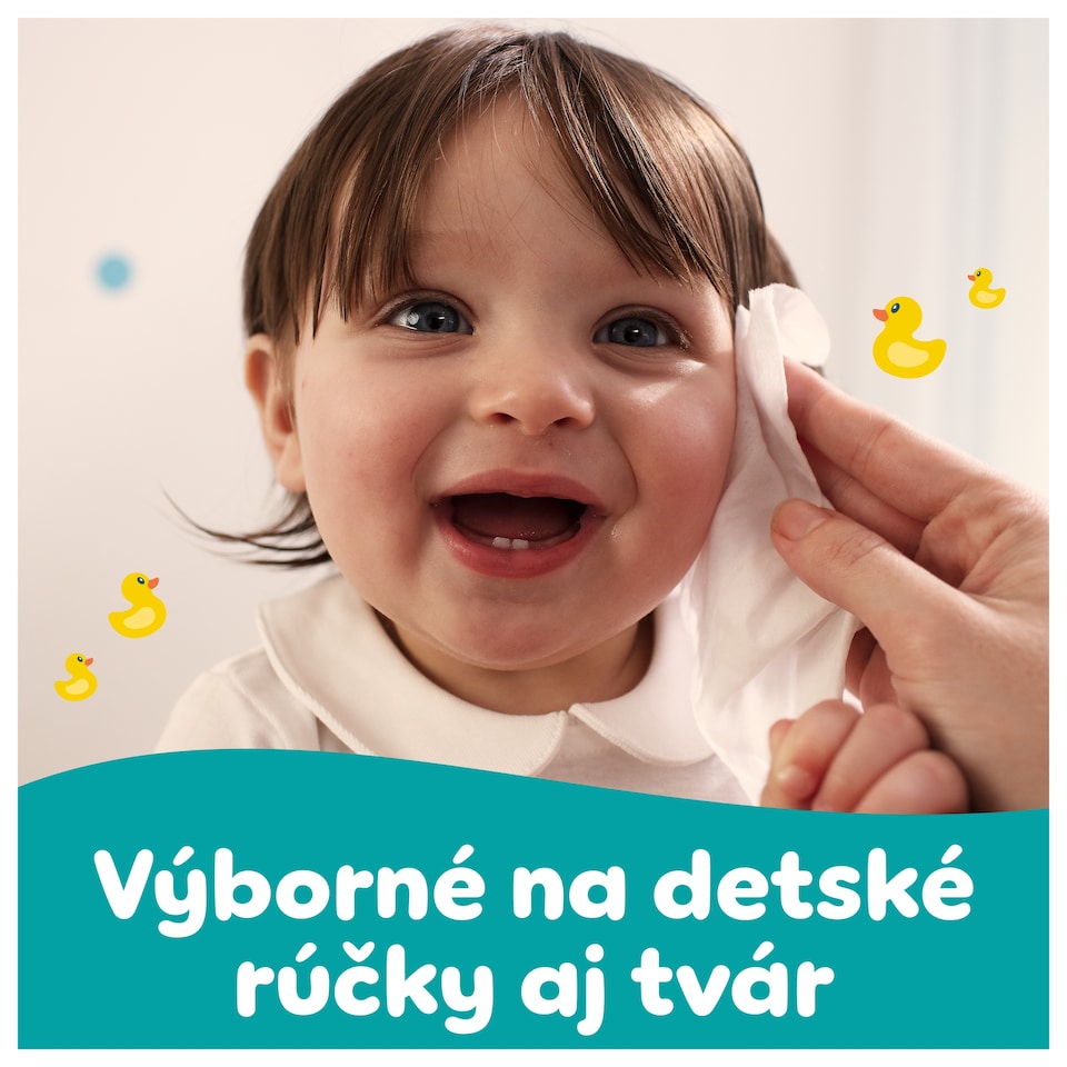 obrázok 1 z Pampers Fresh Clean Detské Vlhčené Obrúsky, 1 ks Balení po 80 Obrúskov Detských Vlhčených Obrúskov