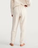 image 4 of F&F Towelling Cuffed Pyjama Bottoms in Cream