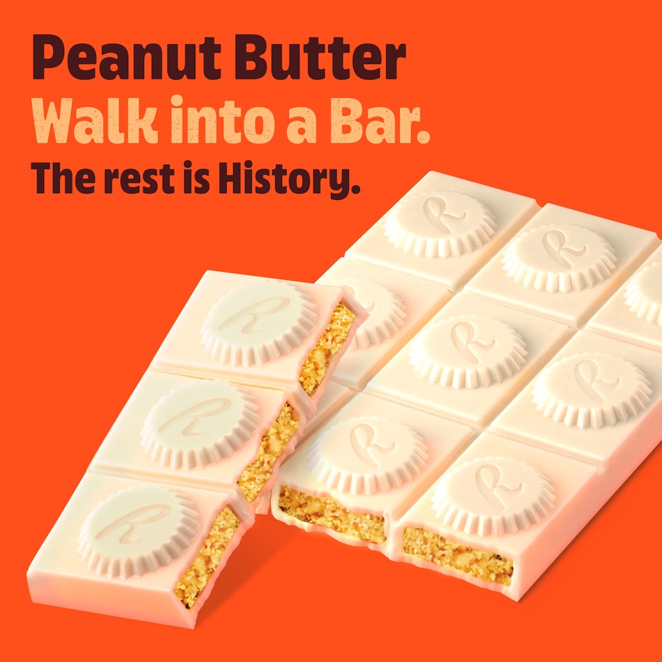 image 1 of Reese's Peanut Butter White Chocolate Bar 90g