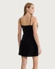 image 3 of F&F Bow Detail Mini Dress in Black