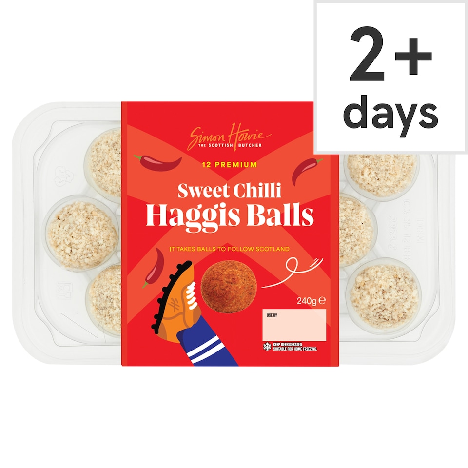image 1 of Simon Howie Black Label 12 Sweet Chilli Haggis Bon Bons 240g