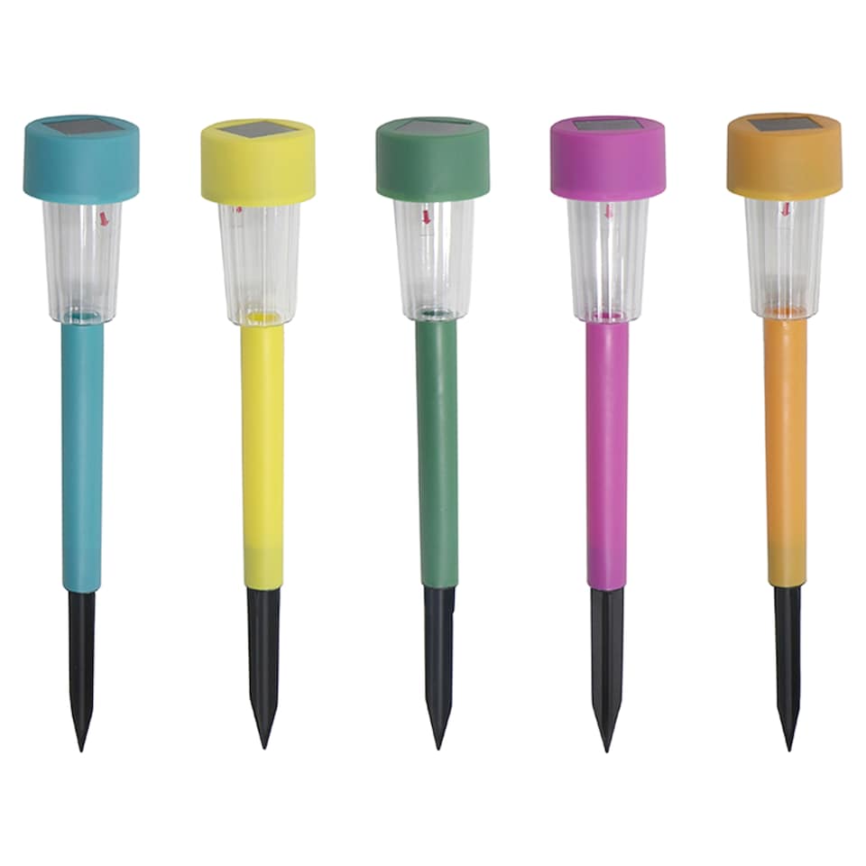 Tesco 5 Colour Solar Stakes Lights