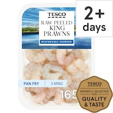 Tesco Raw King Prawns 165G