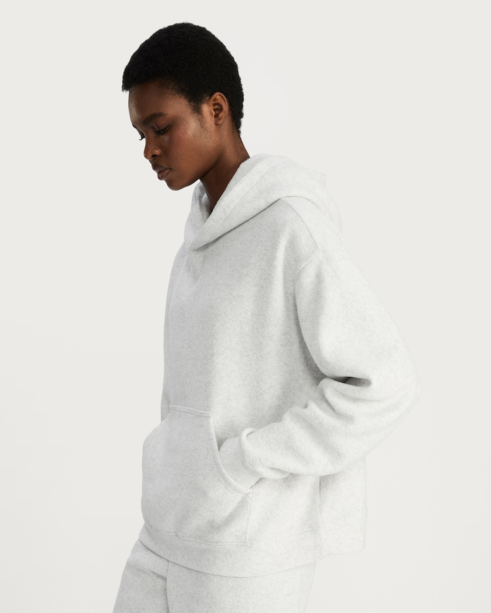 image 1 of F&F Towelling Pyjama Hoodie in Grey