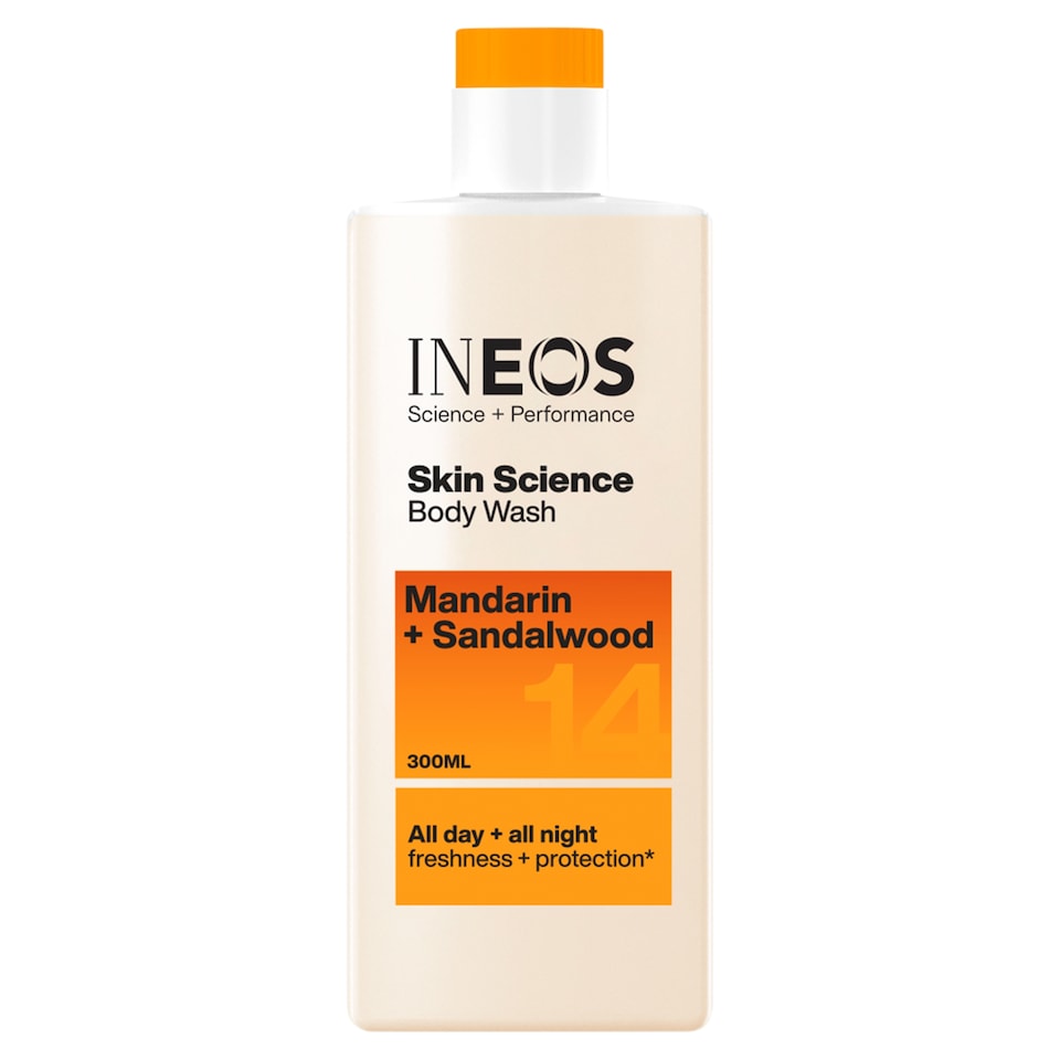 image 1 of INEOS Skin Science Mandarin + Sandalwood Body Wash 300ml