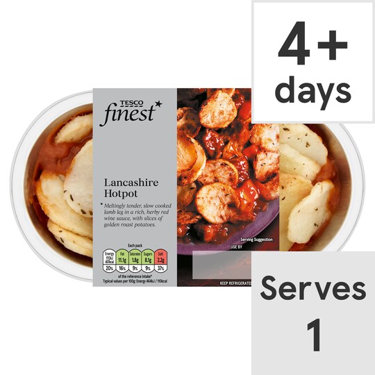 Tesco Finest Lancashire Hot Pot 400G Tesco Groceries