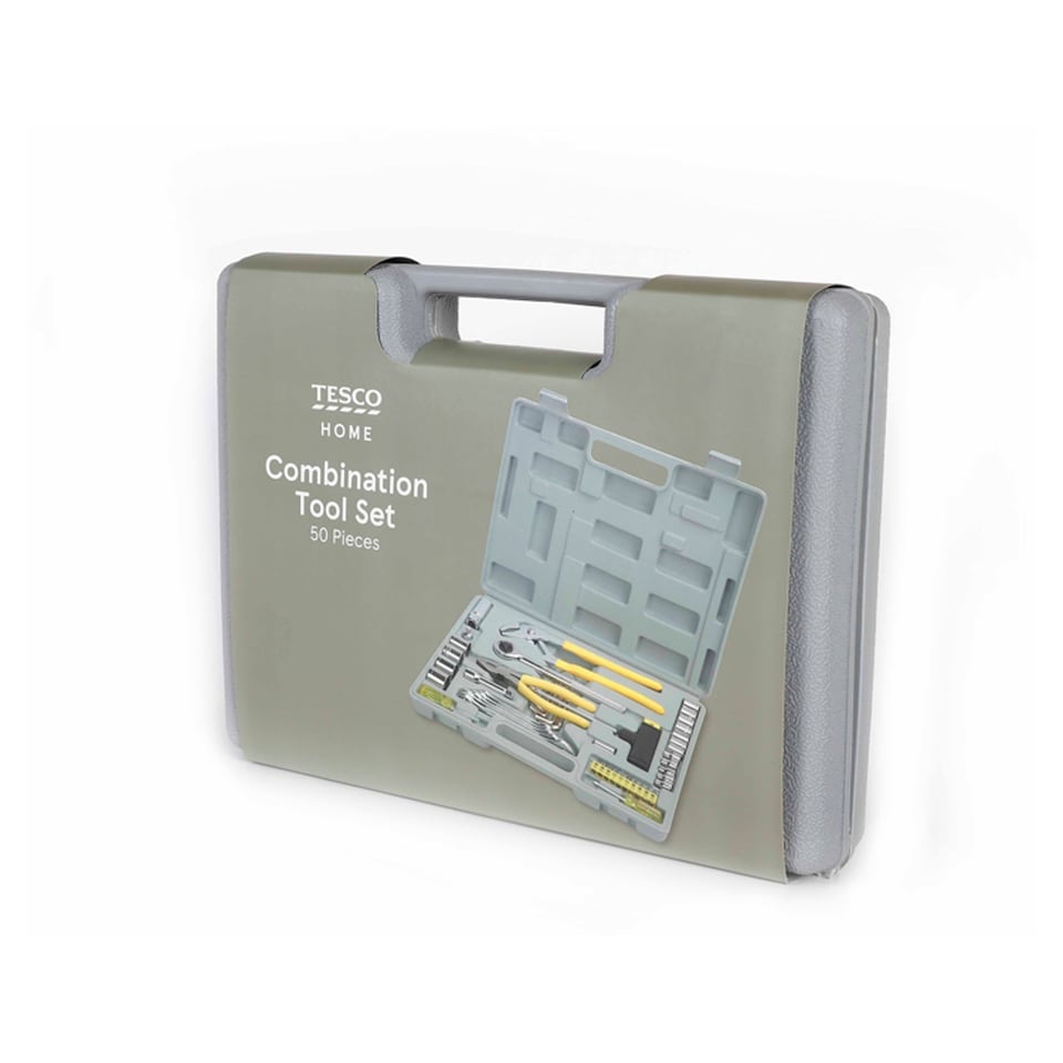 Tesco 50Pc Combination Tool Set