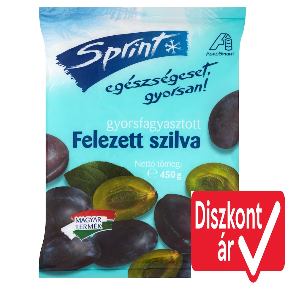 Sprint gyorsfagyasztott felezett szilva 450 g