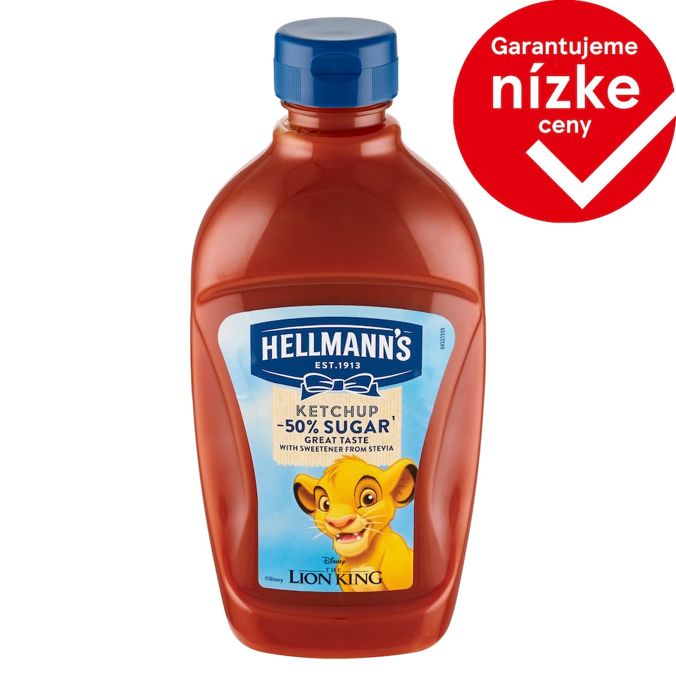 obrázok 1 z Hellmann's kečup -50% cukru 460 g