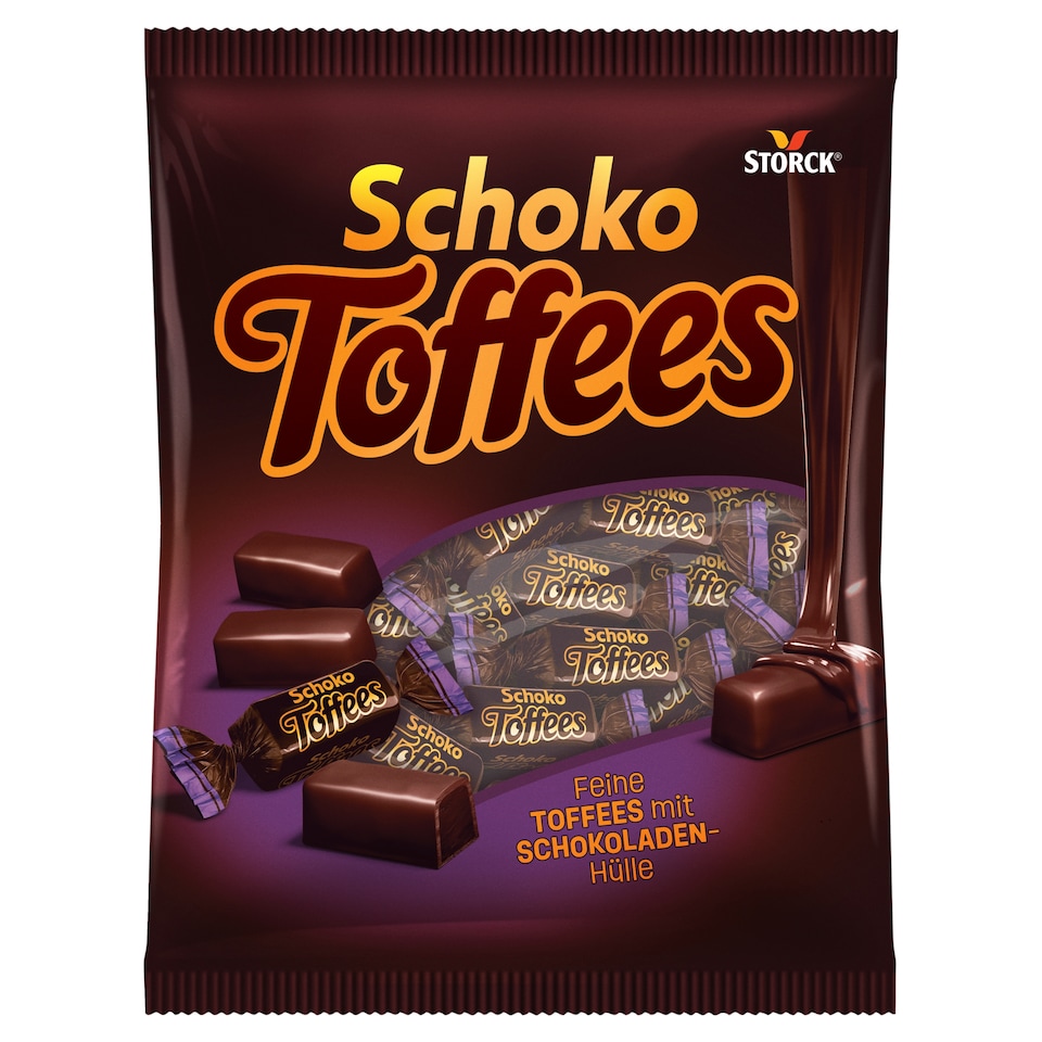 Schoko Toffees Karamelky máčané v čokoláde 325 g