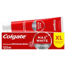 Colgate Max White Luminous Whitening Toothpaste 125ml