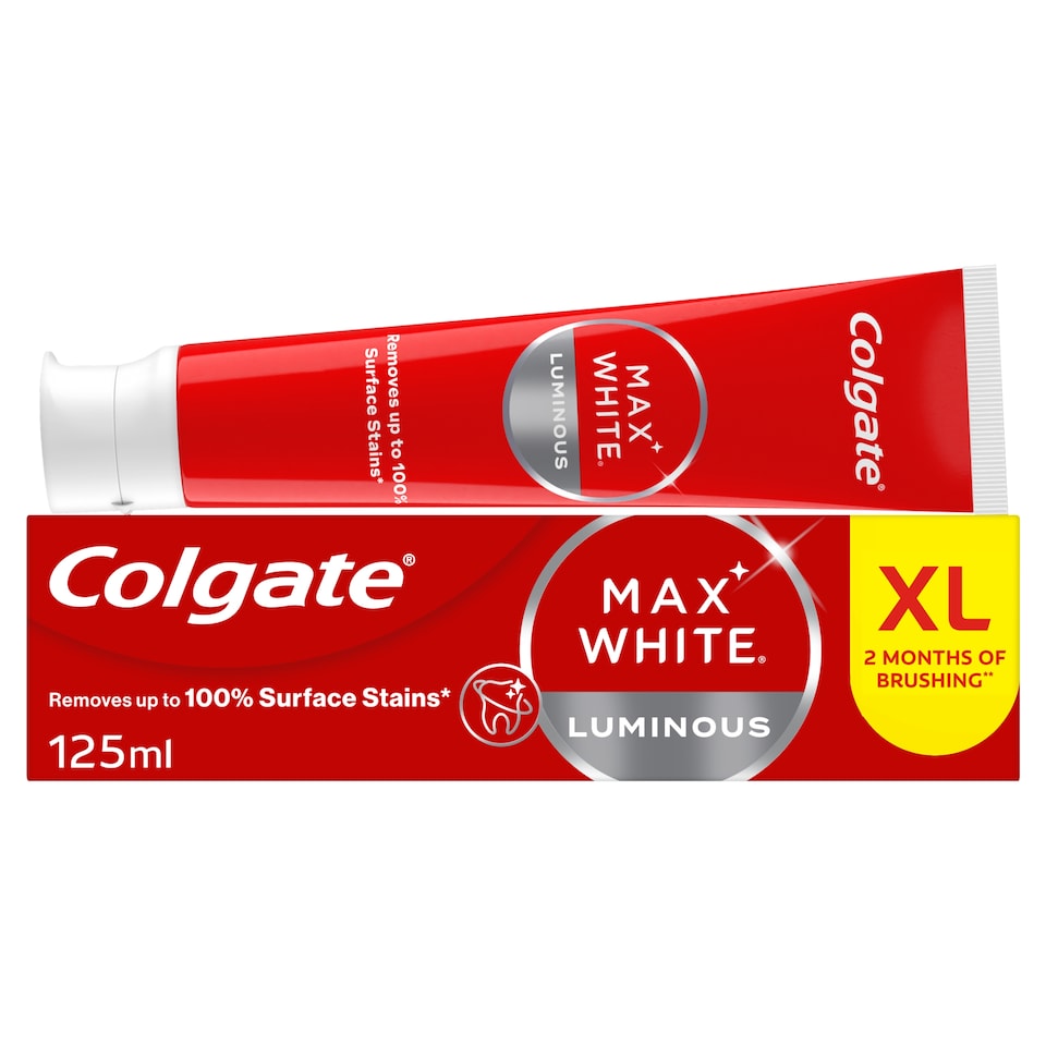 image 1 of Colgate Max White Luminous Whitening Toothpaste 125ml