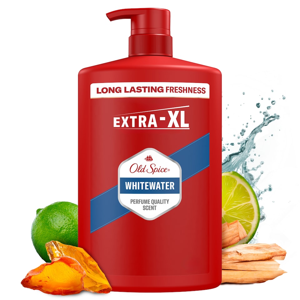 Obrázek 1 pro produkt Old Spice Whitewater 3 V 1 Přípravek Na Mytí, Sprchový Gel A Šampon Pro Muže, 1000ml