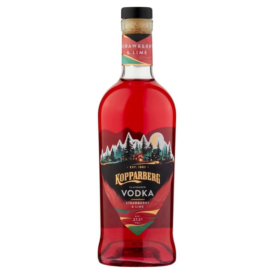 Kopparberg Flavoured Vodka Strawberry And Lime 70Cl
