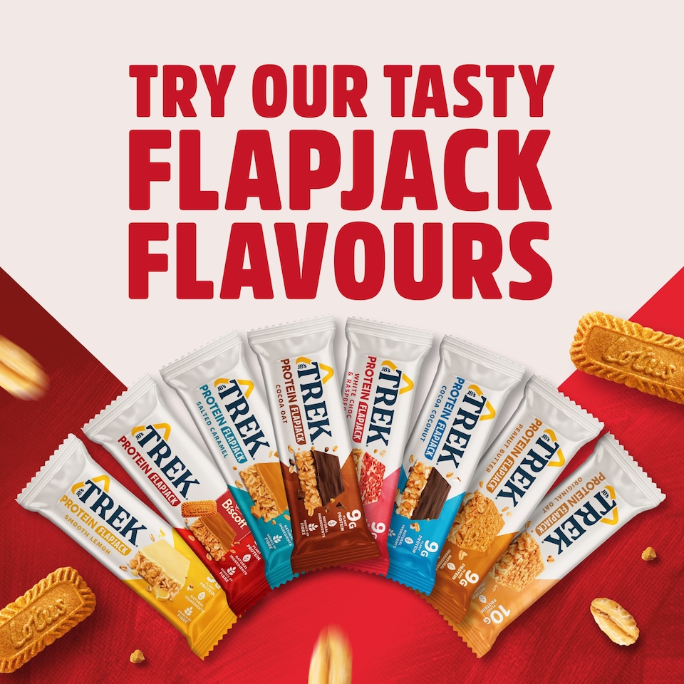 image 1 of Trek Protein Flapjack with Lotus Biscoff 50g