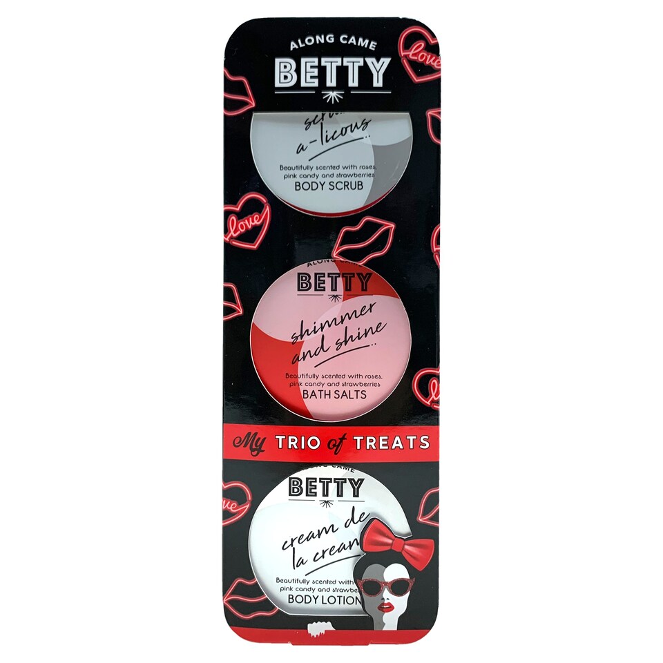Along Came Betty My Trio Of Treats